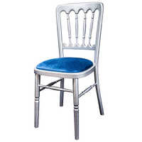 <P>Silver Banqueting Chair<P>[Seat Pad - Not Included]