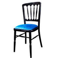<P>Black Banqueting Chair<P>[Seat Pad - Not Included]