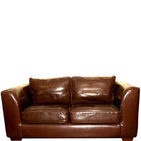 Leather 2 Seater Sofa 